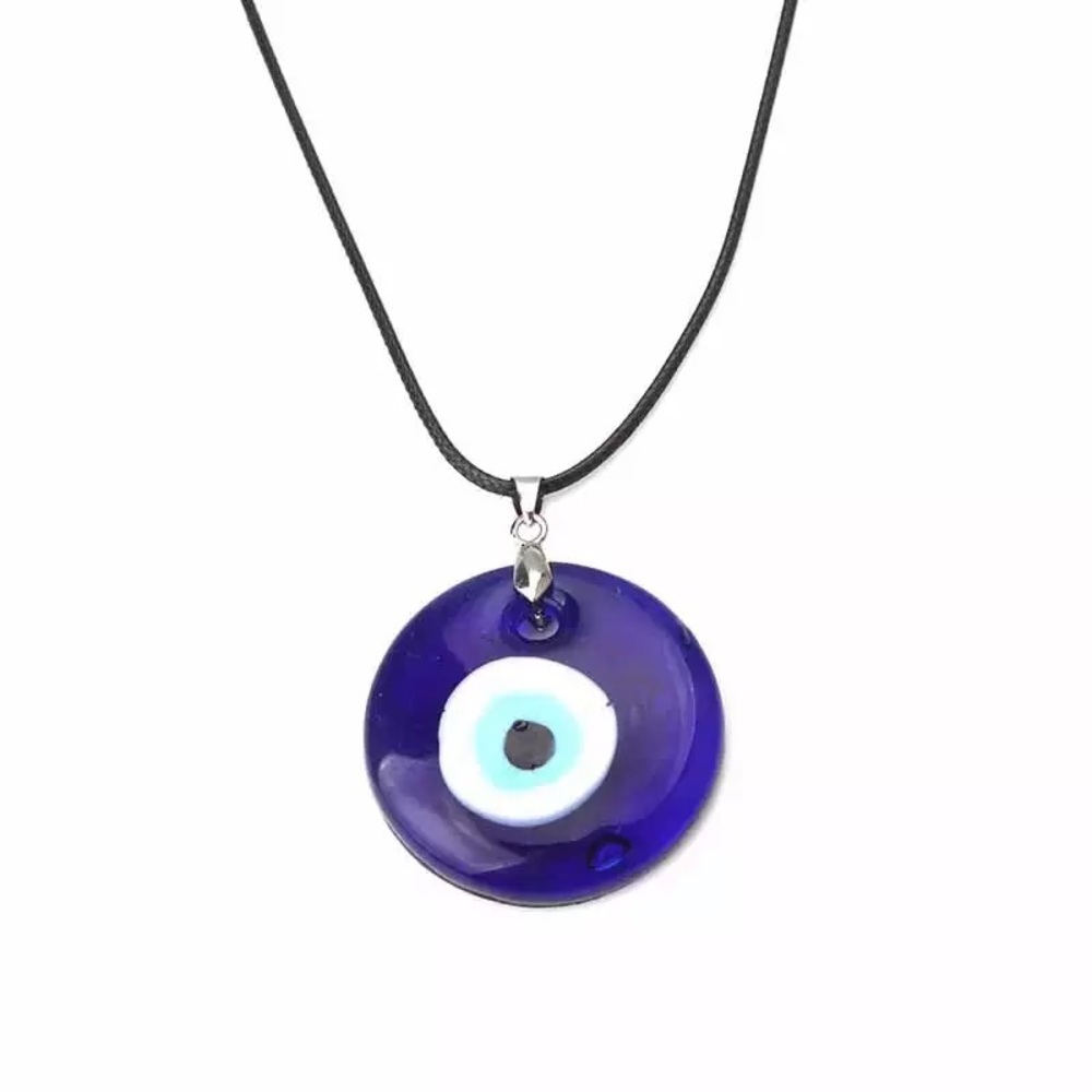 🌺4 Items 25$🌺 Turkish Evil Eye Glass Pendant Necklace NWT
